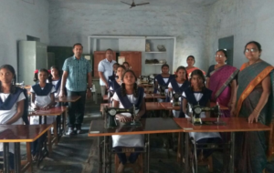 Anuta Sponsor vocational training sewing machines in India