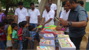 Anuta Offered Books and Study Kits to kids at KGBV