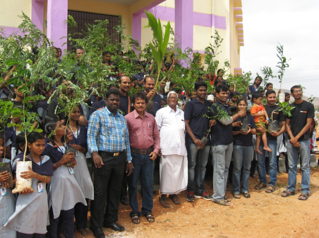 Anuta Networks helps with plantation drives in India