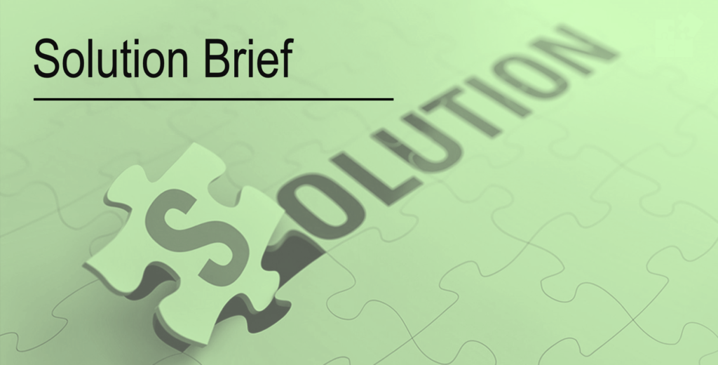 Solution Brief Cover