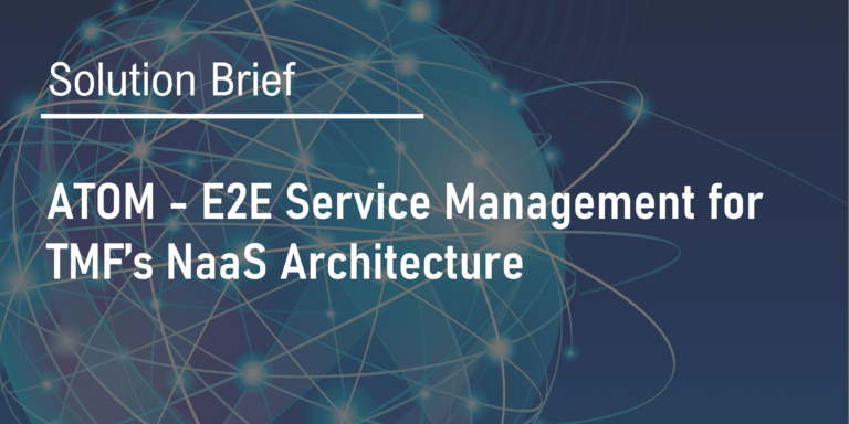 Solution Brief - E2E Service Management TMF NaaS